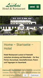 Mobile Screenshot of hotel-luckai.de